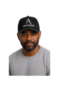 Amp'd Up.Co Black/Silver Unisex Hat