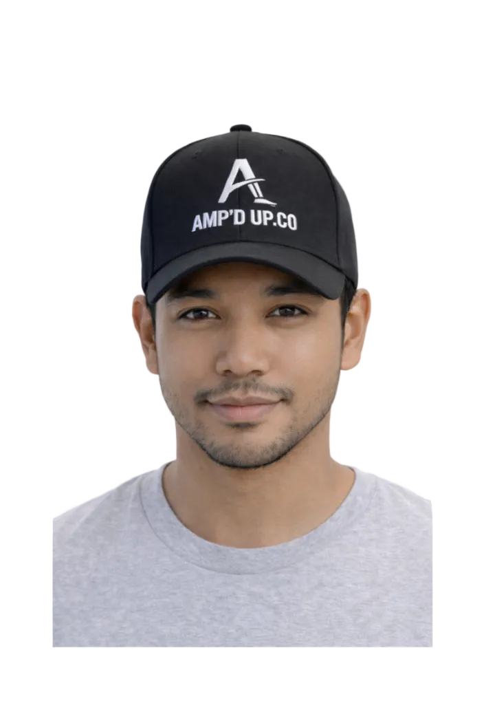 Amp’d Up.Co Black Unisex Hat
