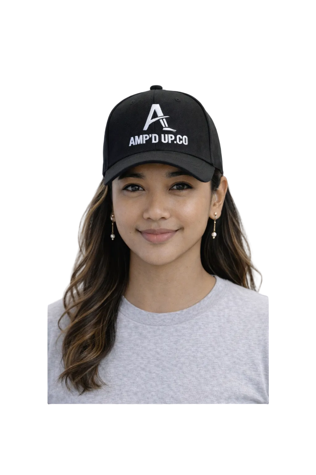 Amp’d Up.Co Black/White Unisex Hat
